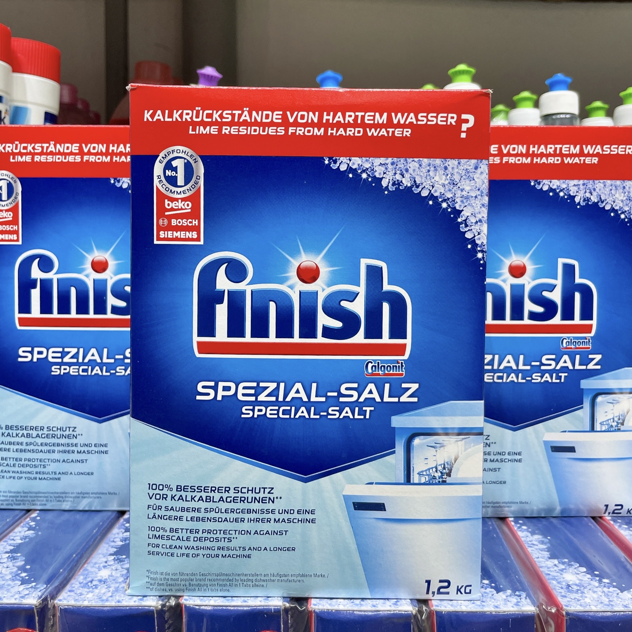 MUỐI RỬA BÁT Finish - KHÔNG THỂ THIẾU CHO MÁY RỬA BÁT