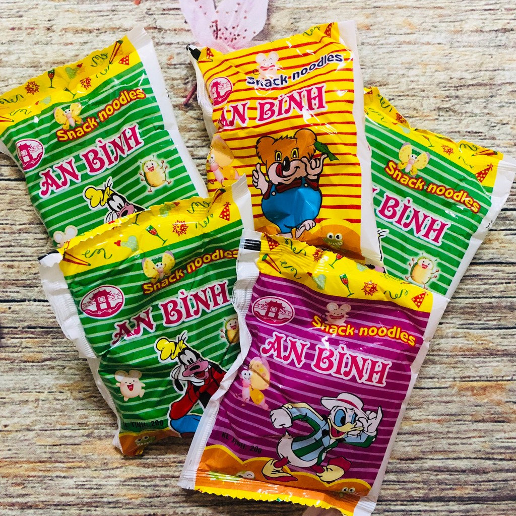 Combo 10 gói mì tôm ăn liền trẻ em an bình