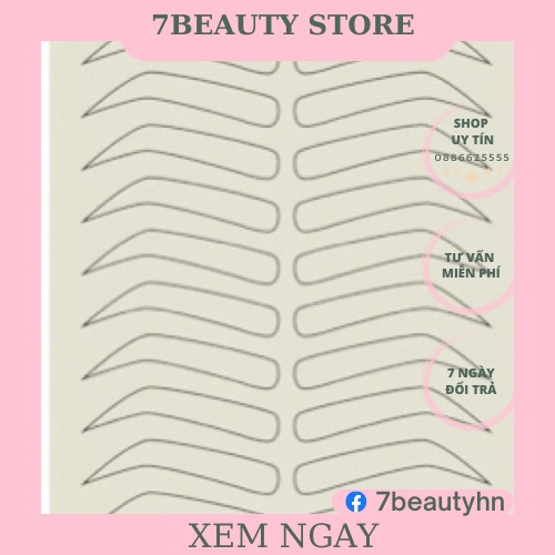 (5Miếng)Da Giả 3D Phun Xăm Dùng Trong Spa