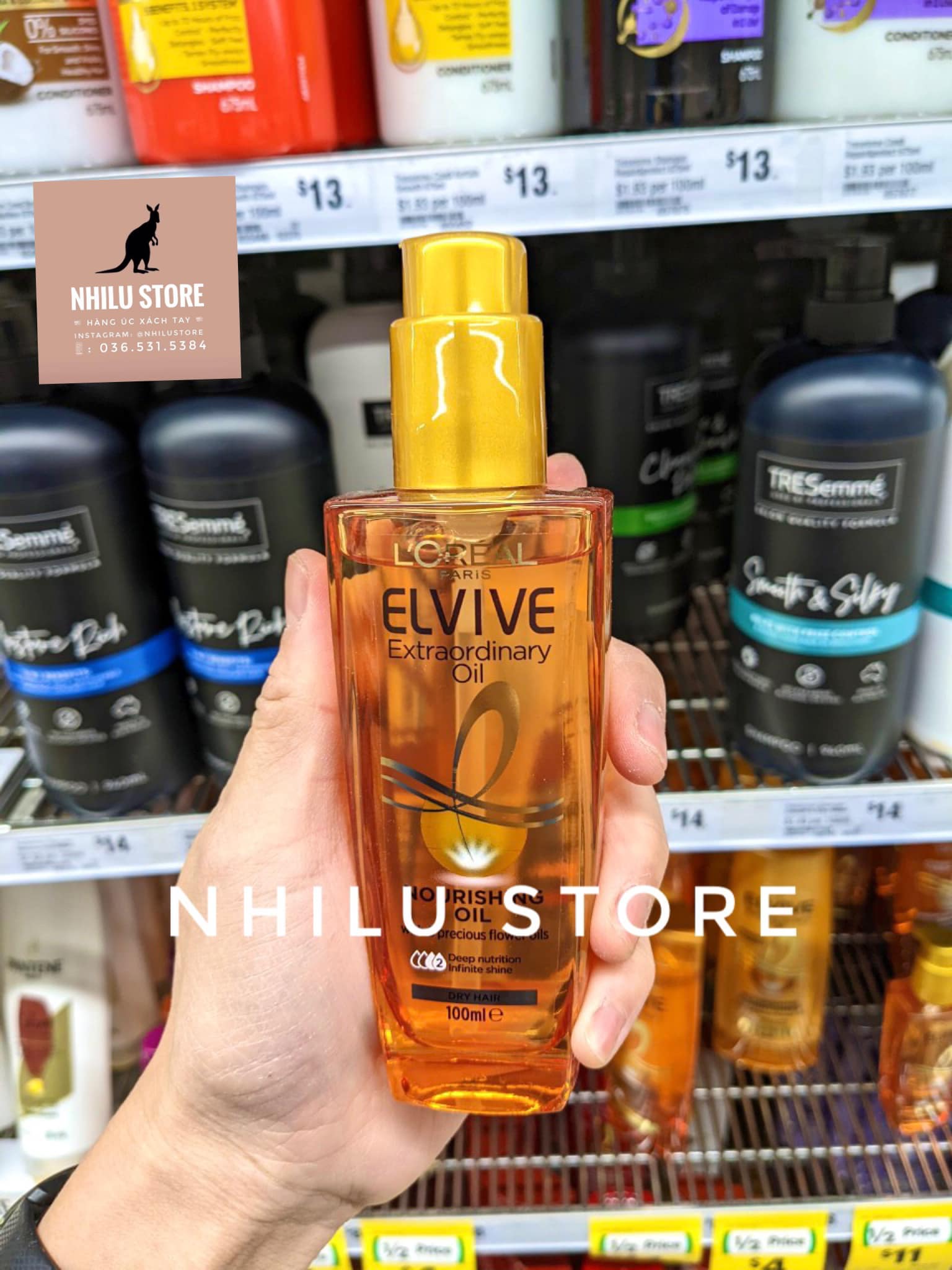Dầu dưỡng Phục Hồi Loreal - 100ml ( Bill Úc )