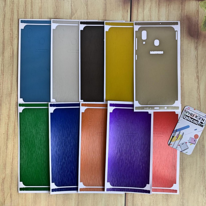 Dán mặt lưng màu samsung a20 - a30