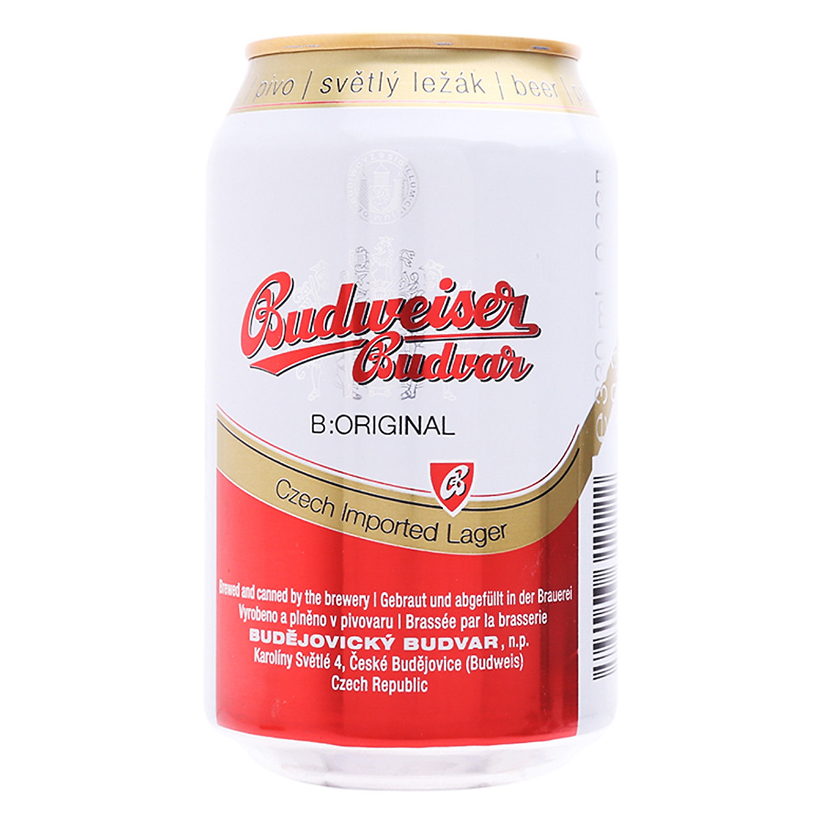 [Siêu thị VinMart] - Bia Budweiser Budvar lon 330ml