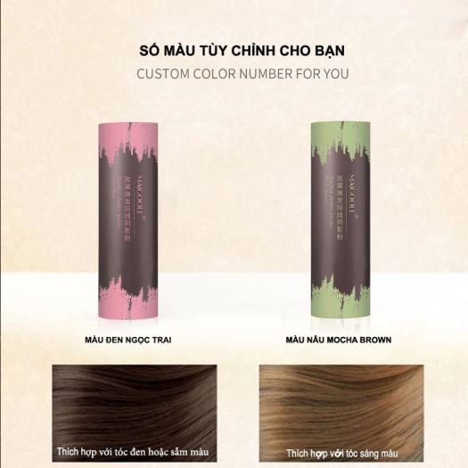 [HCM]Phấn Phủ Làm Dày Tóc, Che Tóc Thưa Hói, Tóc Bạc