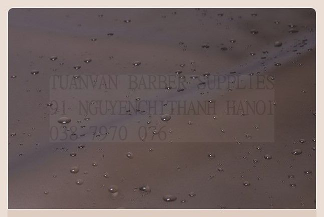 Áo choàng, bạt choàng uốn nhuộm tóc (Mẫu nhựa PVC trong)