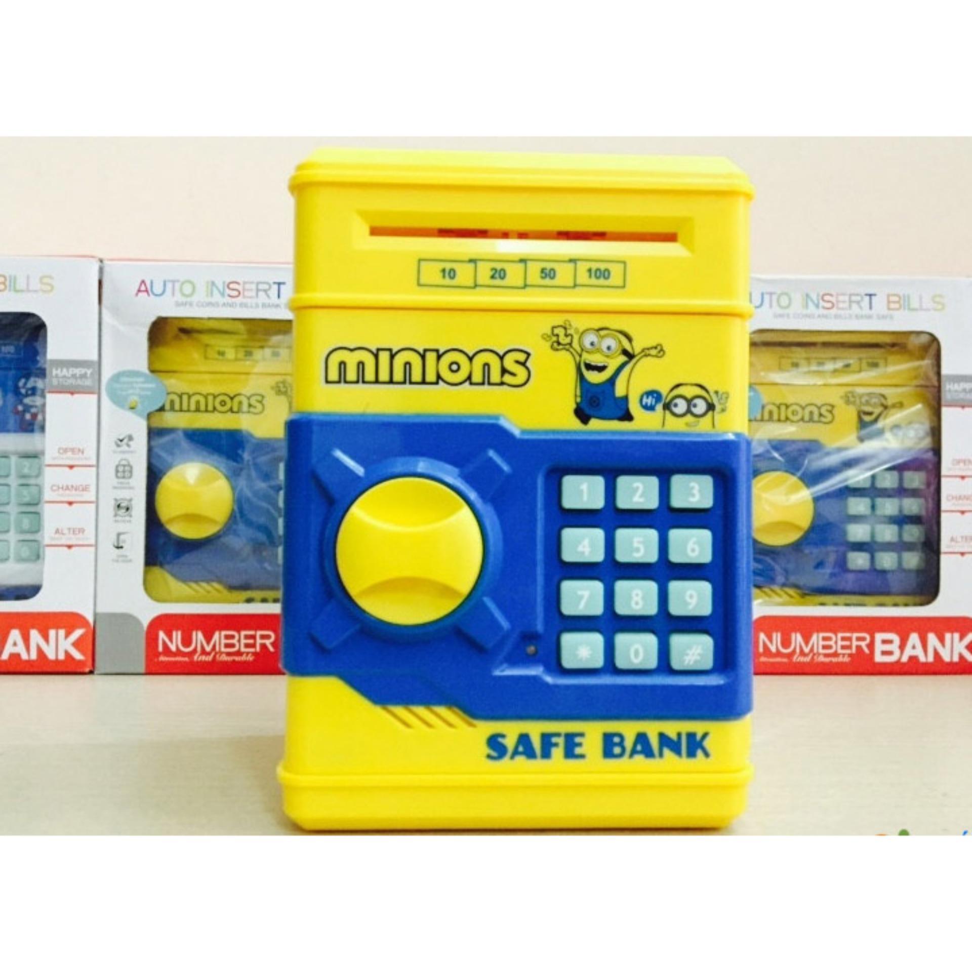 Két Sắt Mini Thông Minh Đựng Tiền Dành Cho Bé