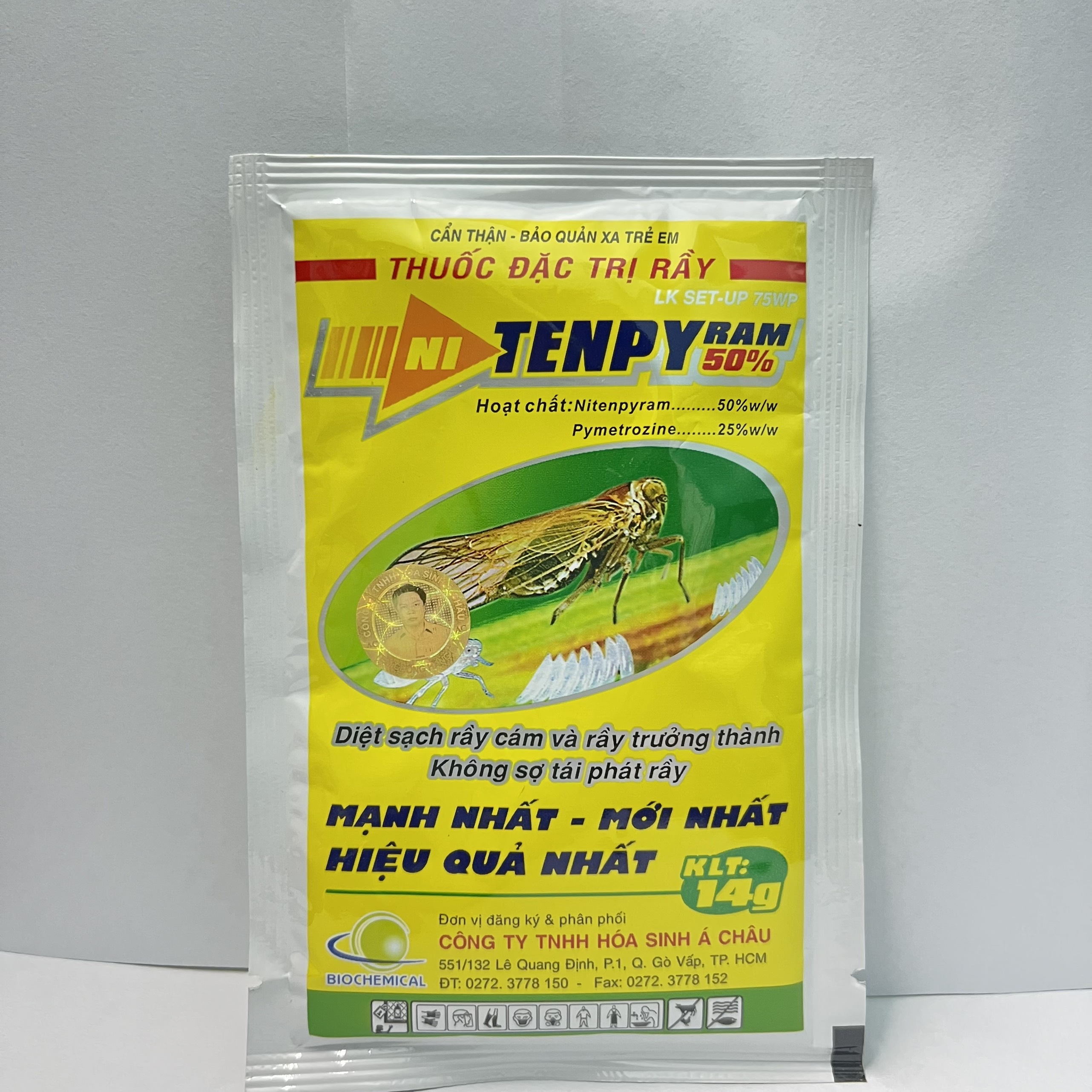 Thuốc trừ rầy phấn trắng, rầy nâu Tenpy Ram 50% (Gói 14gram)
