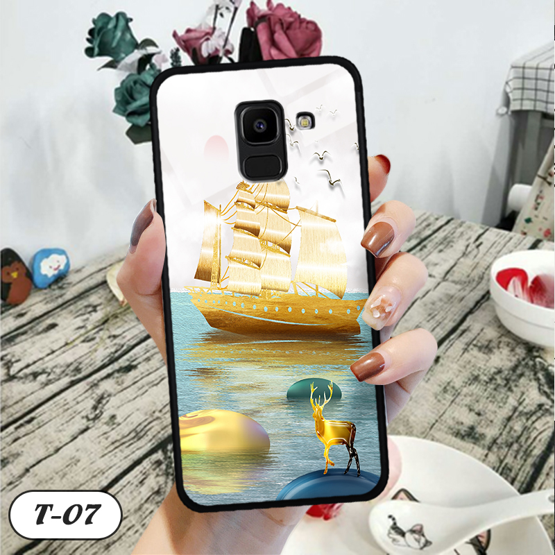 Ốp lưng kính 3D Samsung GALAXY J6