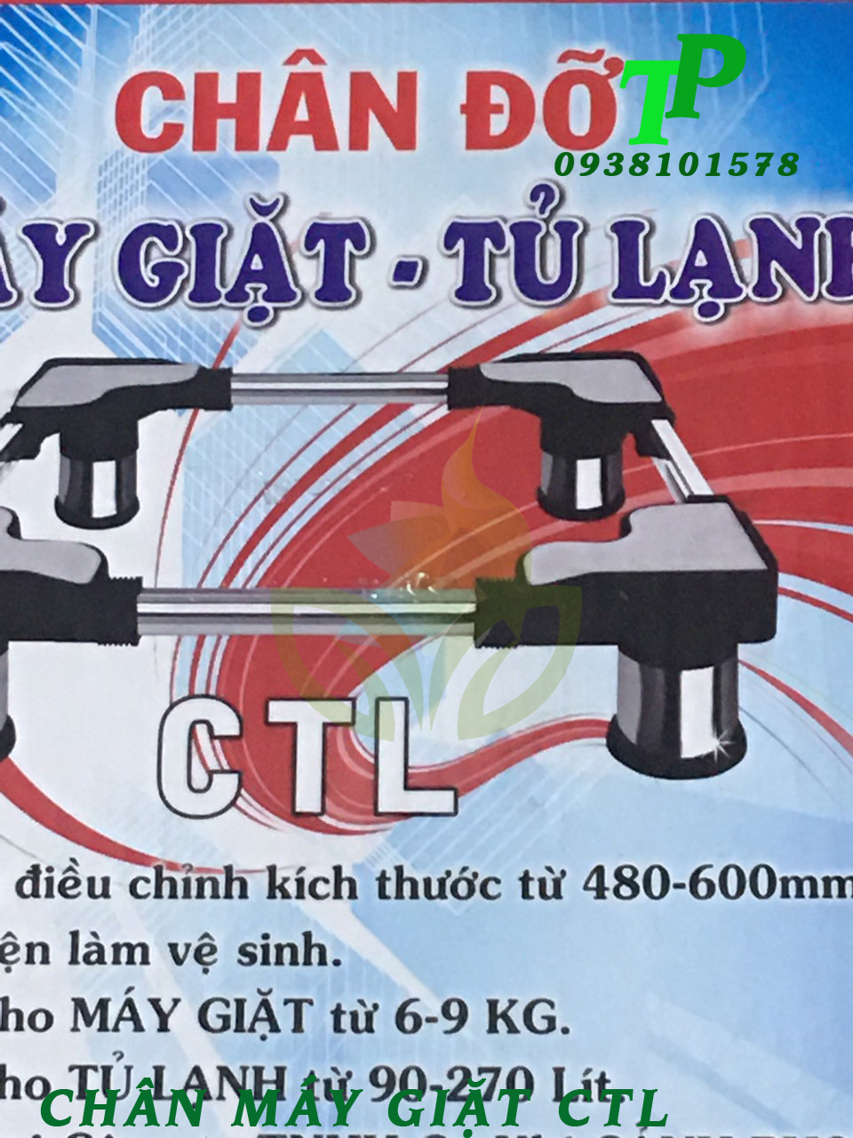 Chân Đỡ, Chân Kê Máy Giặt Tủ Lạnh Đa Năng CTL
