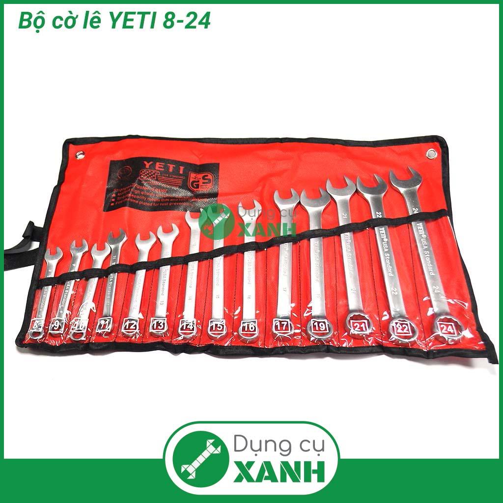 Bộ cờ lê vòng miệng YETI 14 chi tiết 8-24mm