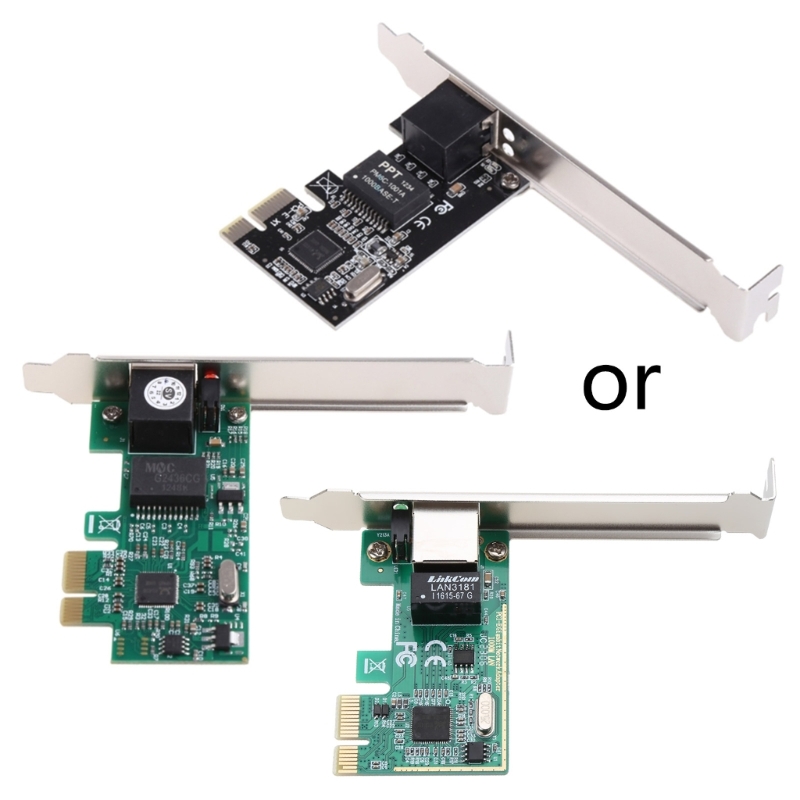 Wireless lan gigabit ethernet lan pci express pci-e controller network card new