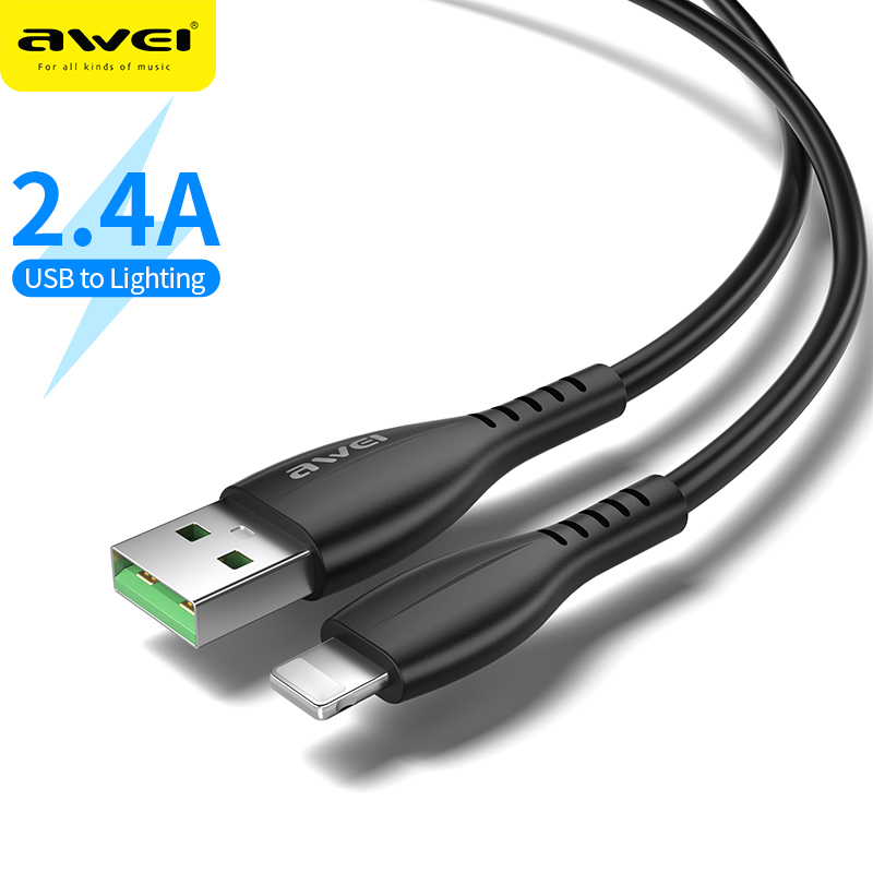 AWEI Cáp Sạc Nhanh CL-115T Type-C 2.4A