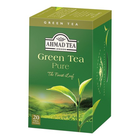 TRÀ XANH NGUYÊN CHẤT AHMAD - ANH QUỐC (20 TÚI)