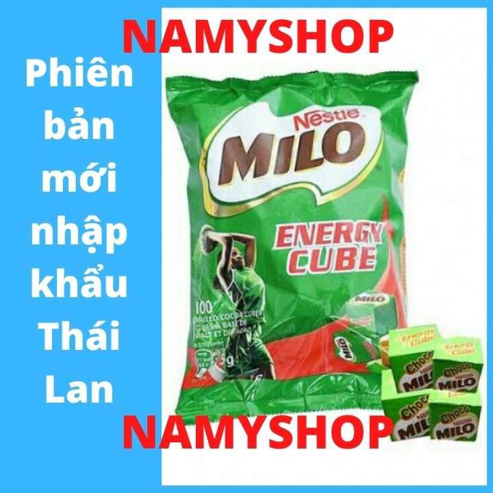 Kẹo Milo ❤ ❤ Kẹo - milo cube thái , Cube 100 viên/gói, milo