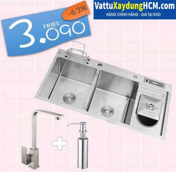 Bộ combo chậu rửa chén K10048