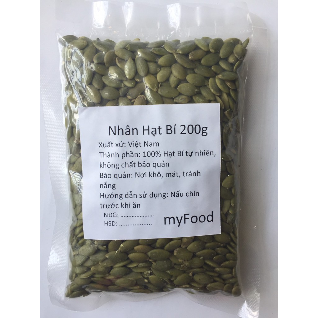 Nhân hạt bí xanh [ 200g -1 kg]