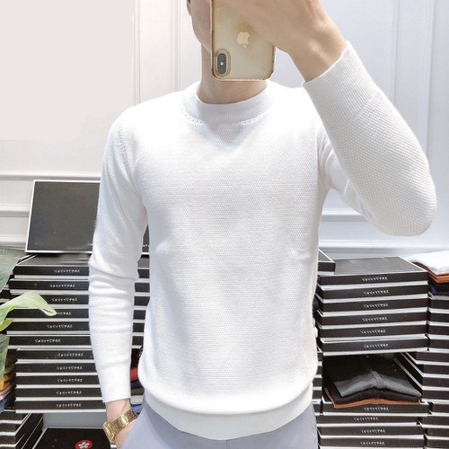 Áo Len Nam Dệt Kim Cổ Tròn Cao Cấp