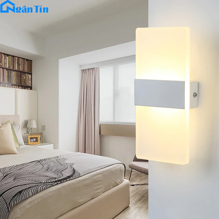 Đèn Led treo tường gắn tường trong nhà cầu thang Led 3 chế độ màu 18W 220V GT356B Ngân Tín