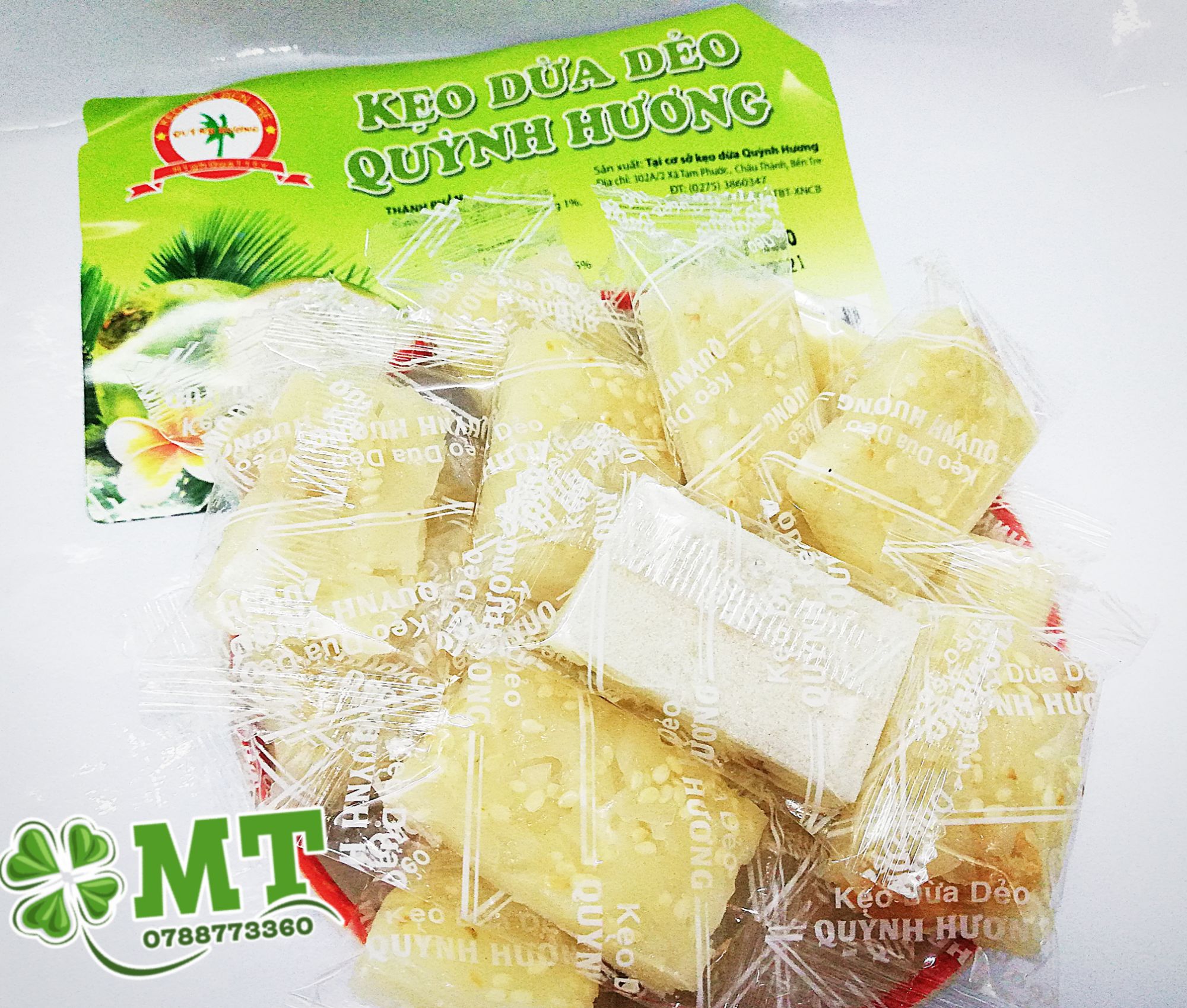 Kẹo dừa dẻo Quỳnh Hương (10 gói x 300g)