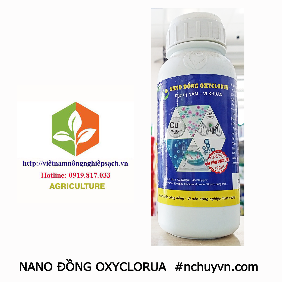 CHẾ PHẨM NANO ĐỒNG OXYCLORUA