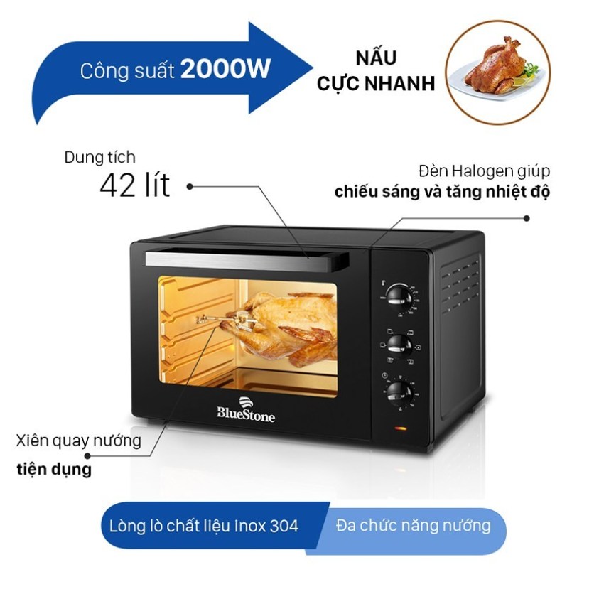 Lò nướng Bluestone EOB-7588 42Lit