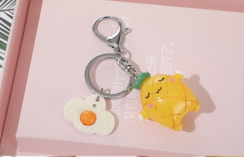 Móc khóa trái cây Acrylic dễ thương