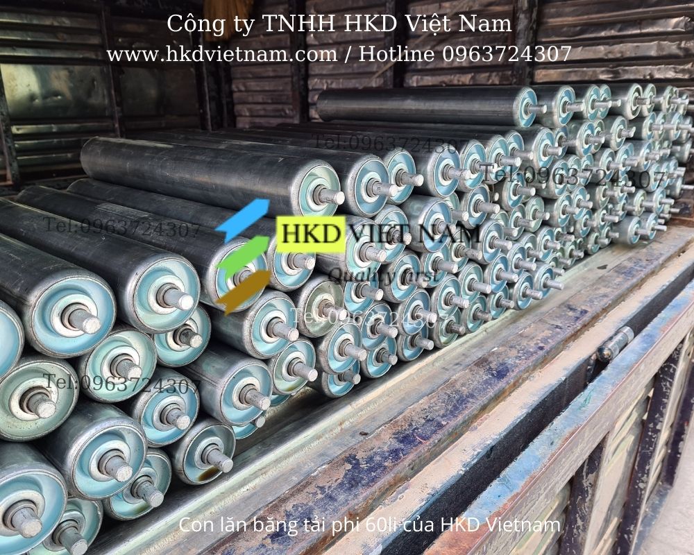 Con lăn băng tải 50cm (chất liệu kẽm )