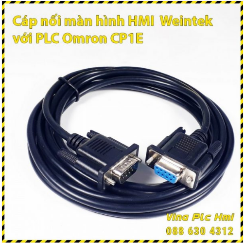 Cáp kết nối HMI Weintek Weinview với PLC Omron