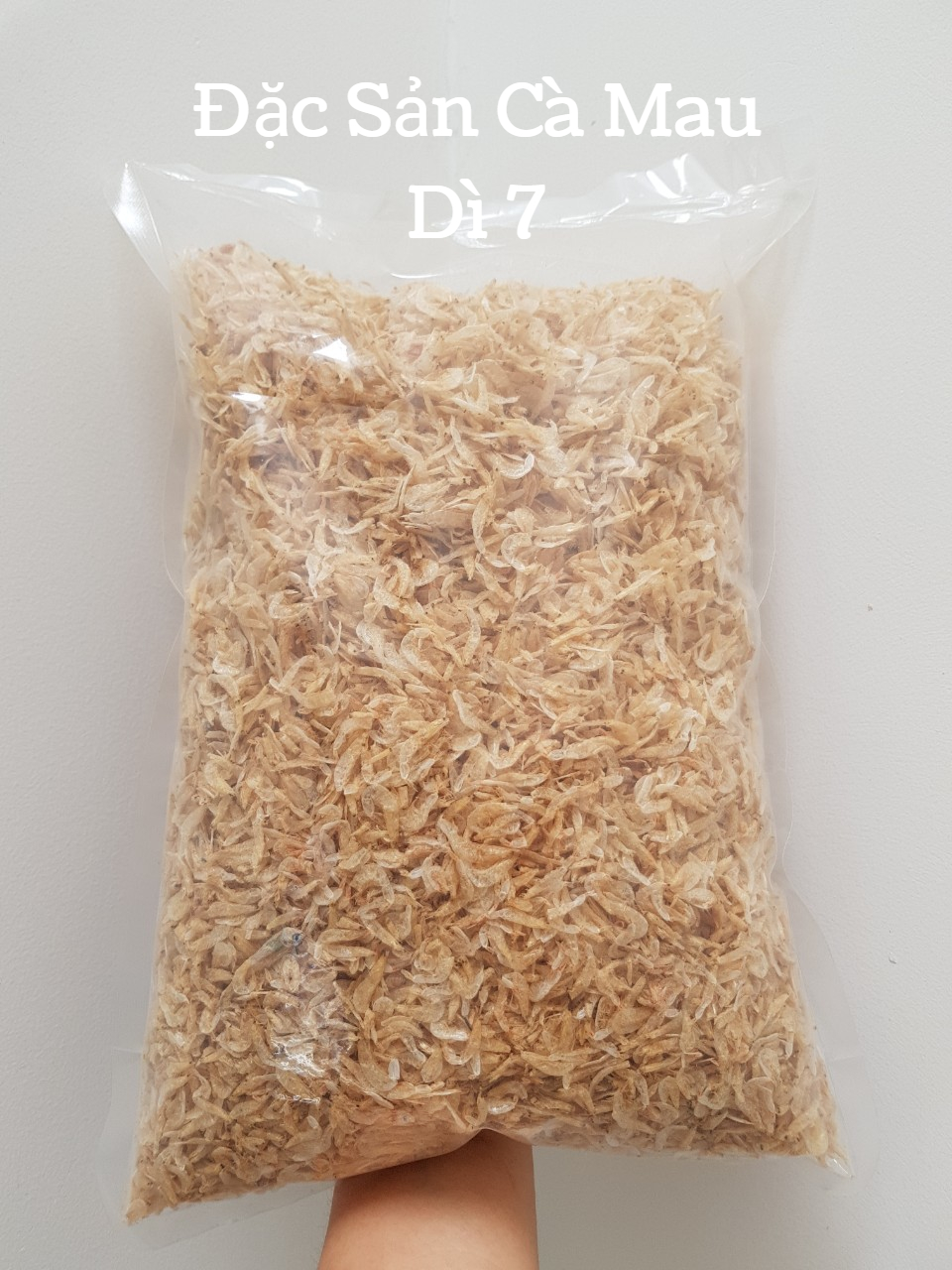 [1KG] Ruốc khô (Tép khô) Cà Mau trắng sạch đẹp nhà tự phơi