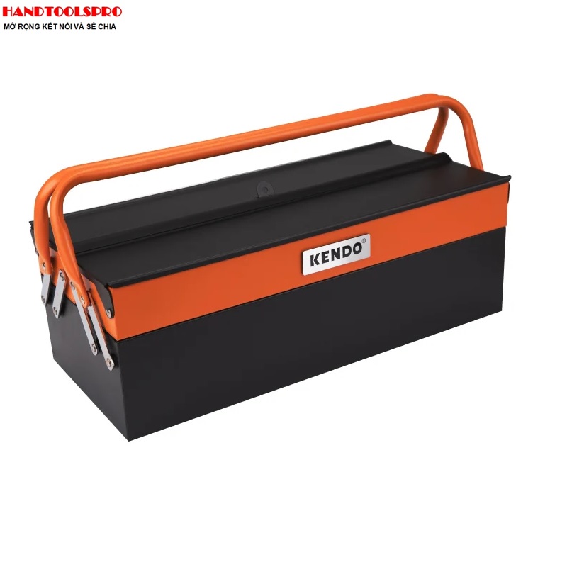 Hộp dụng cụ sắt 3 khay 46 x 20 x 16 cm Kendo 90200