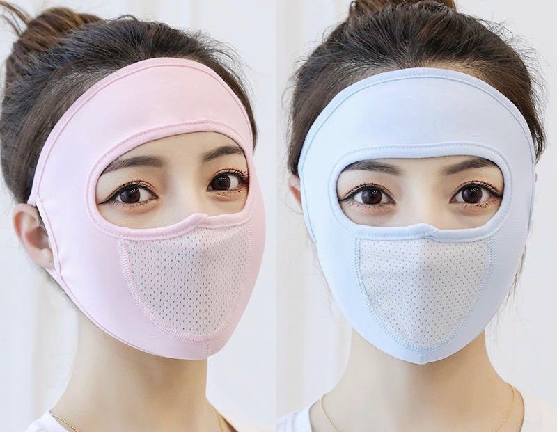 Khẩu trang Ninja vải cotton thông hơi che kín mặt chống nắng, chống bụi siêu hot