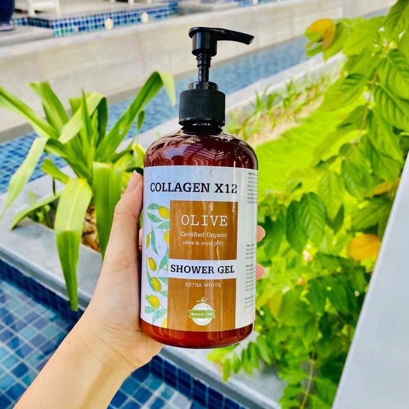 Sữa tắm thải độc trắng da COLLAGEN x12