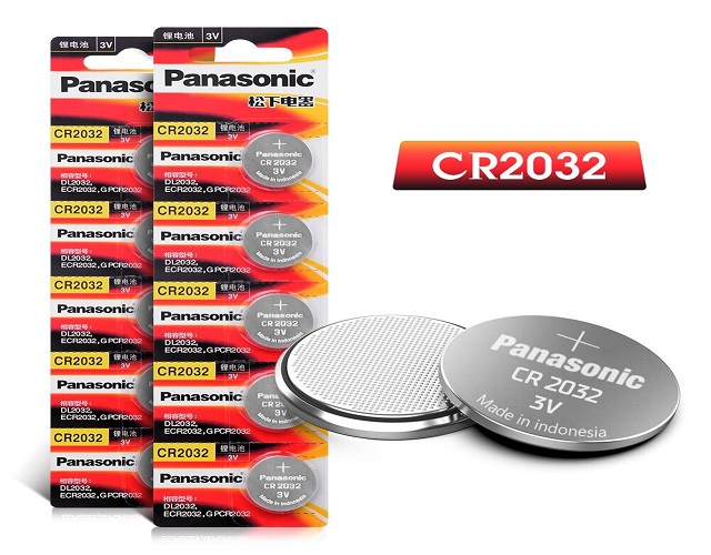Vỉ 5 viên pin cmos panasonic cr2032 lithium 3v
