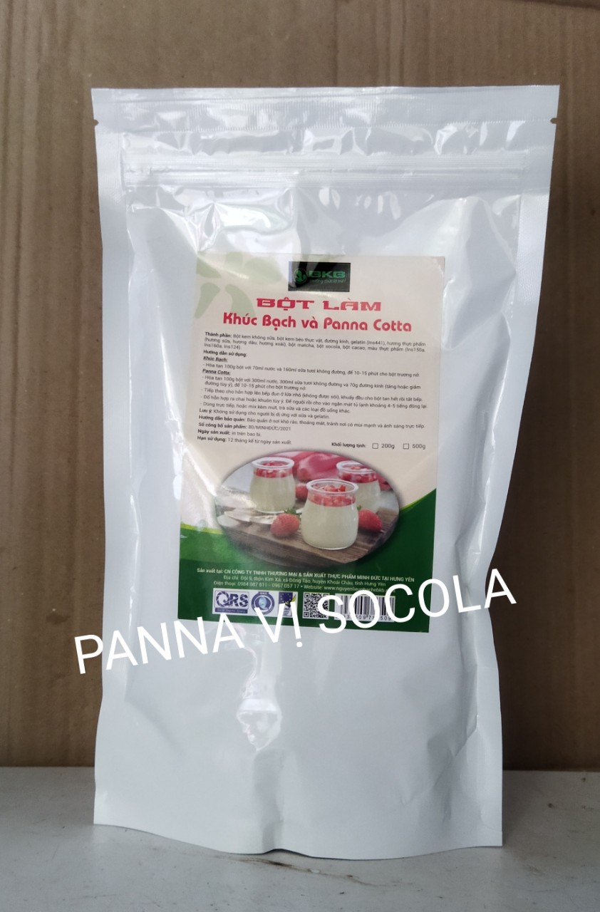 BỘT LÀM CHÈ KHÚC BẠCH -  PANNA COTTA 1KG