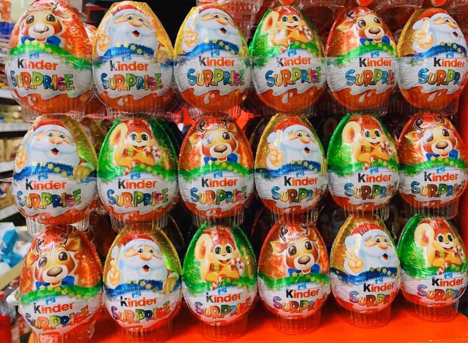 Trứng socola Kinder sữa Surprise 20gr và 100gr (có đồ chơi)- Đức