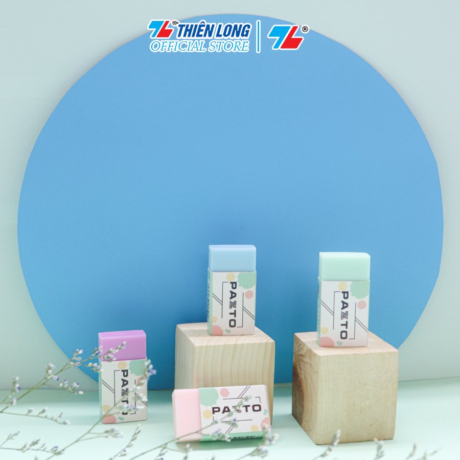 Combo 5 Cục Gôm tẩy không mùi Thiên Long Pastel Pazto Thiên Long E-010