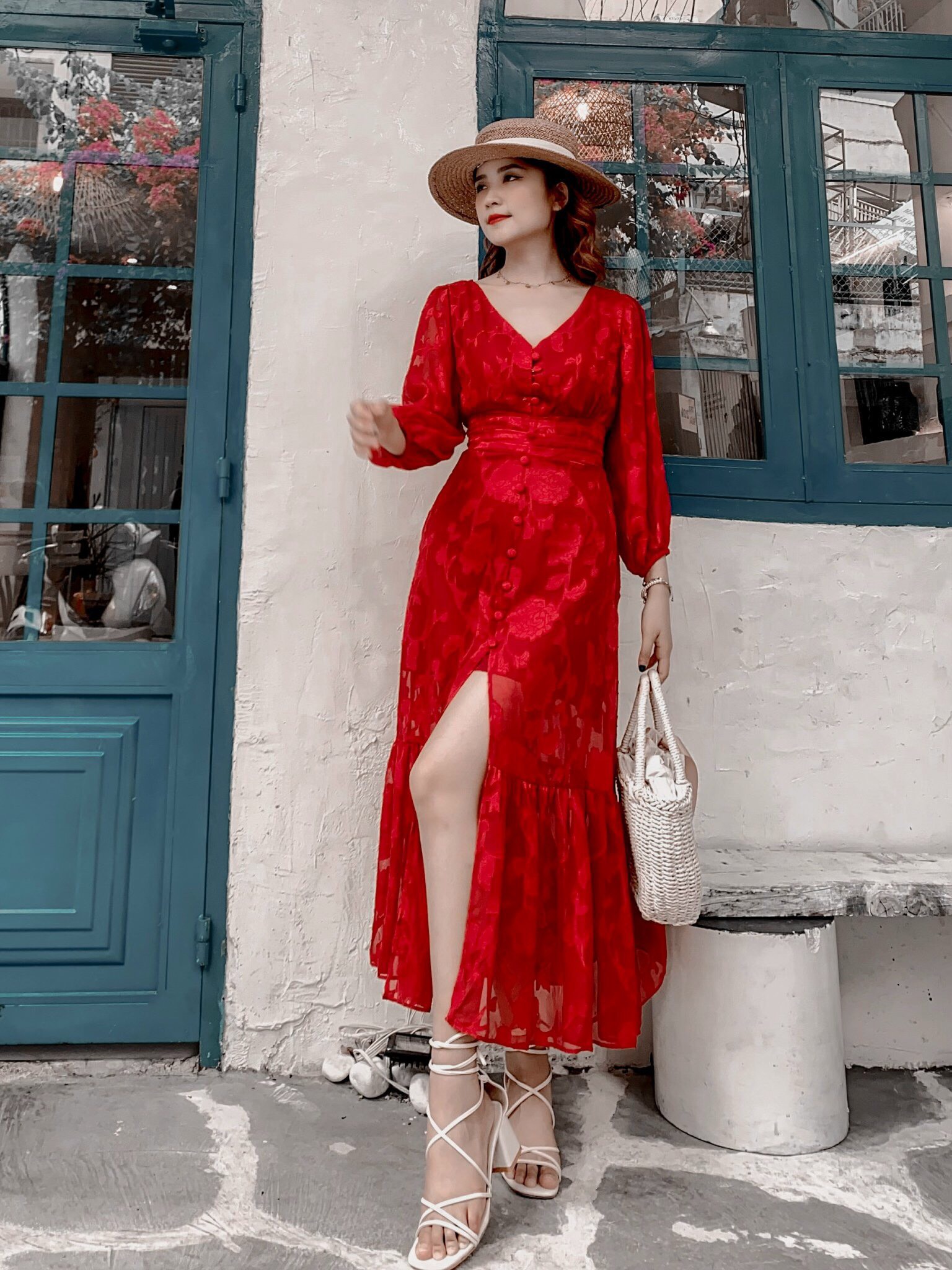 [HCM]Đầm maxi đi tiệc kiểu dáng đuôi cá xòe -MiniMiu