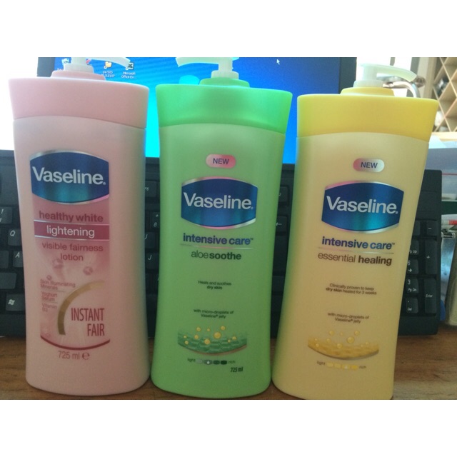 Sữa Dưỡng Thể Vaseline Healthy White Uv Lightening 725Ml