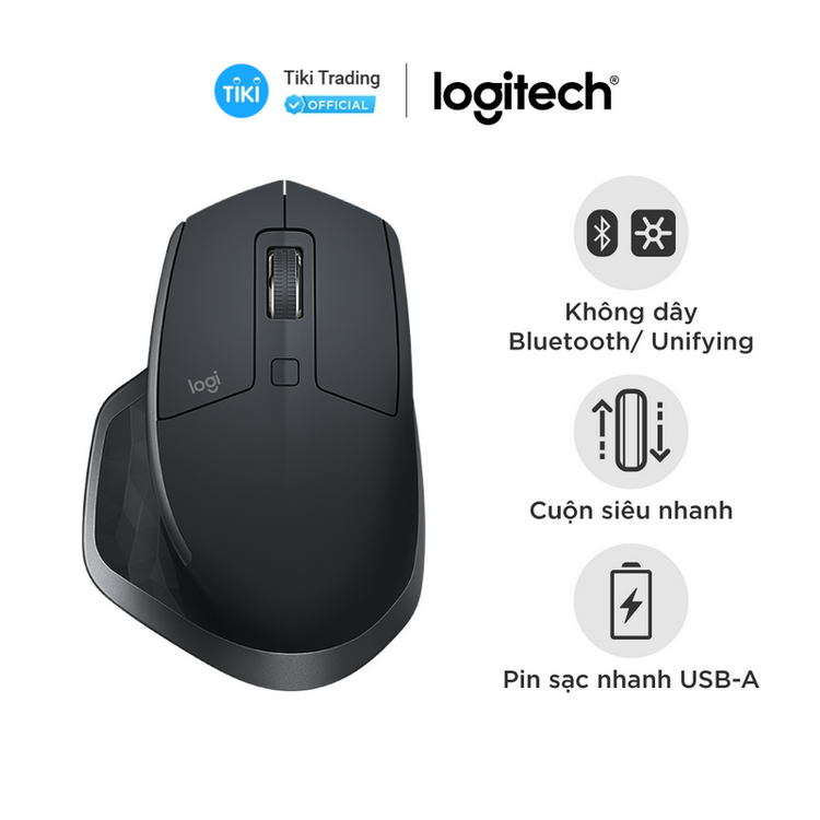 Chuột không dây Logitech MX Master 2S - Bảo Hành 1 Đổi 1