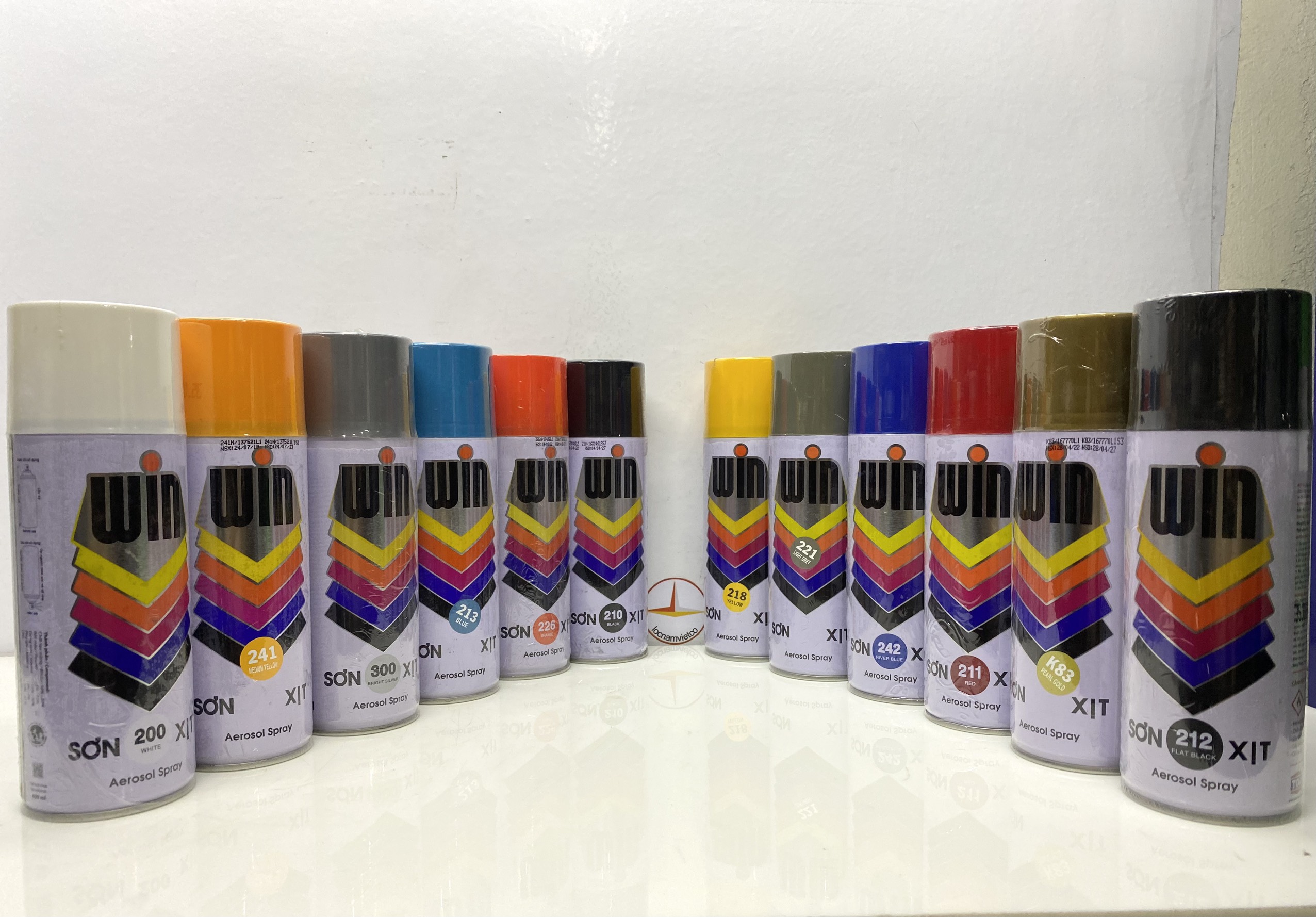 Sơn xịt Win nhiều màu, Sơn xịt đa dụng của Toa