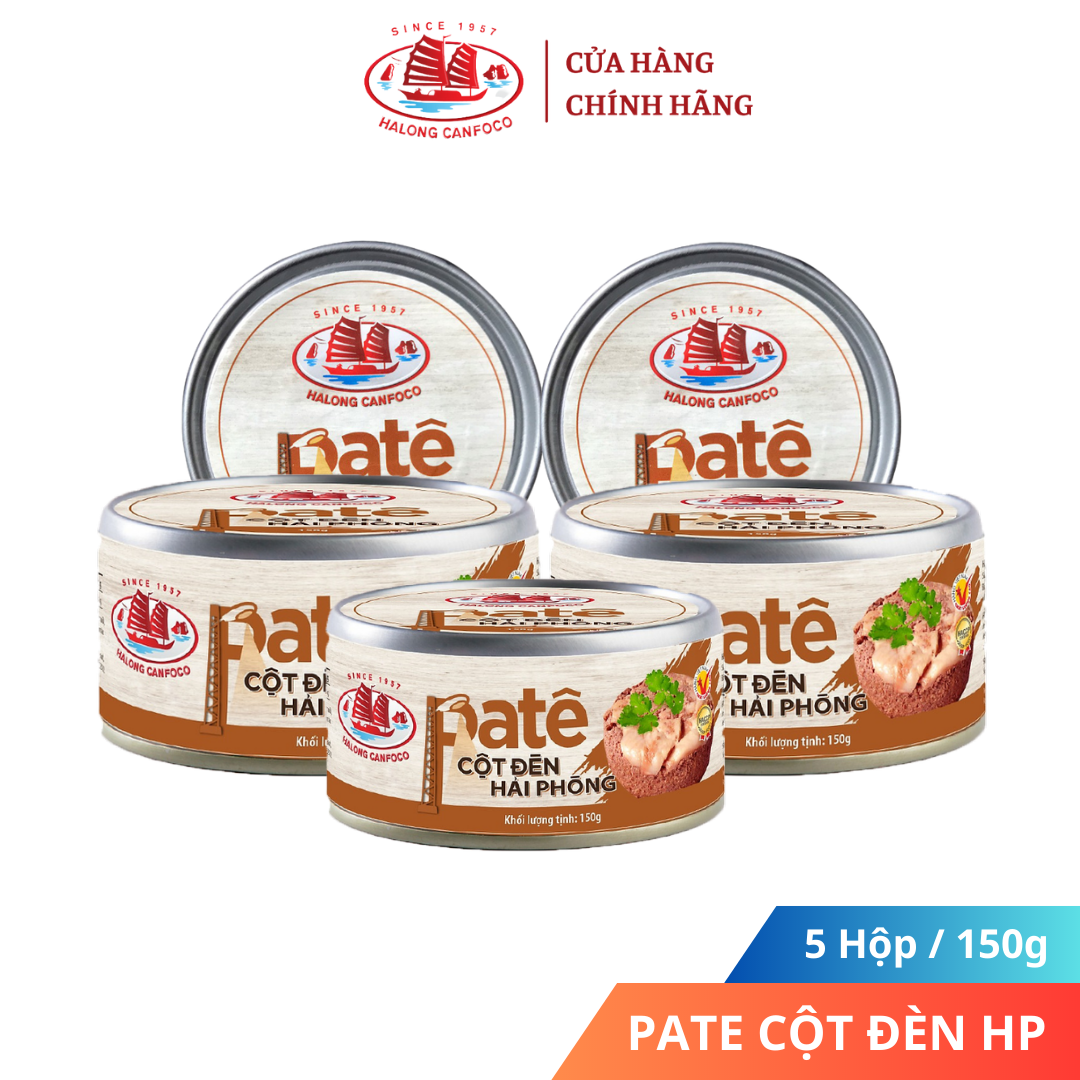 Combo 5 Patê Cột Đèn Hải Phòng 150G Đồ Hộp Hạ Long