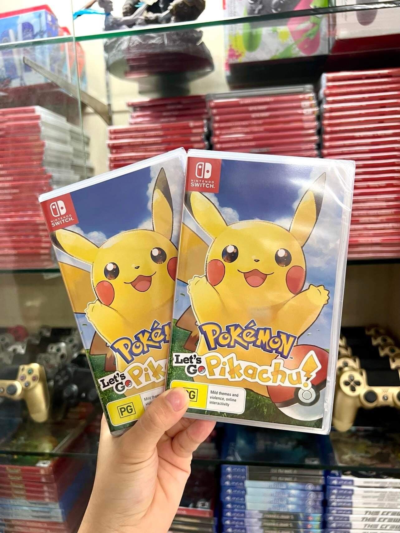 Băng chơi game Nintendo Switch : Pokemon Let's Go, Pikachu / Let’s Go Eevee