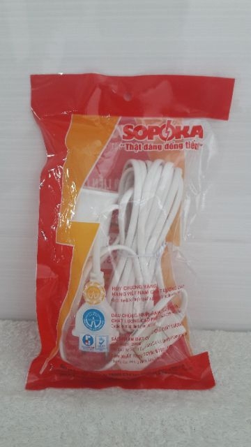 Đui/đuôi đèn liền công tắc Sopoka dây 5m