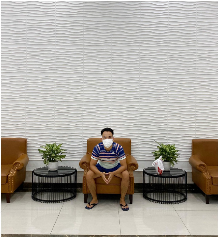 COMBO 10 Tấm ốp tường PVC VÂN SÓNG