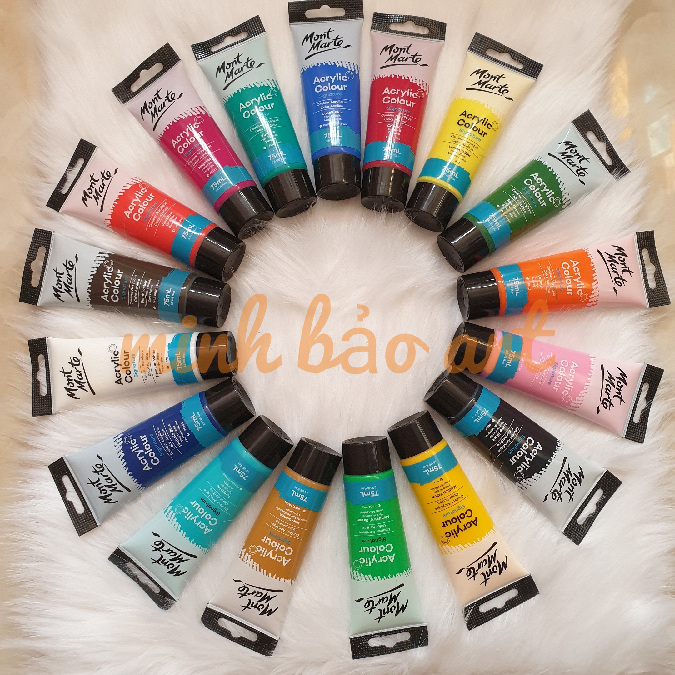 [HCM]BÁN LẺ - MÀU MONT MARTE STUDIO ACRYLIC TUÝP 75 ML (VẼ TRÊN TƯỜNG GỖ VẢI KÍNH...)