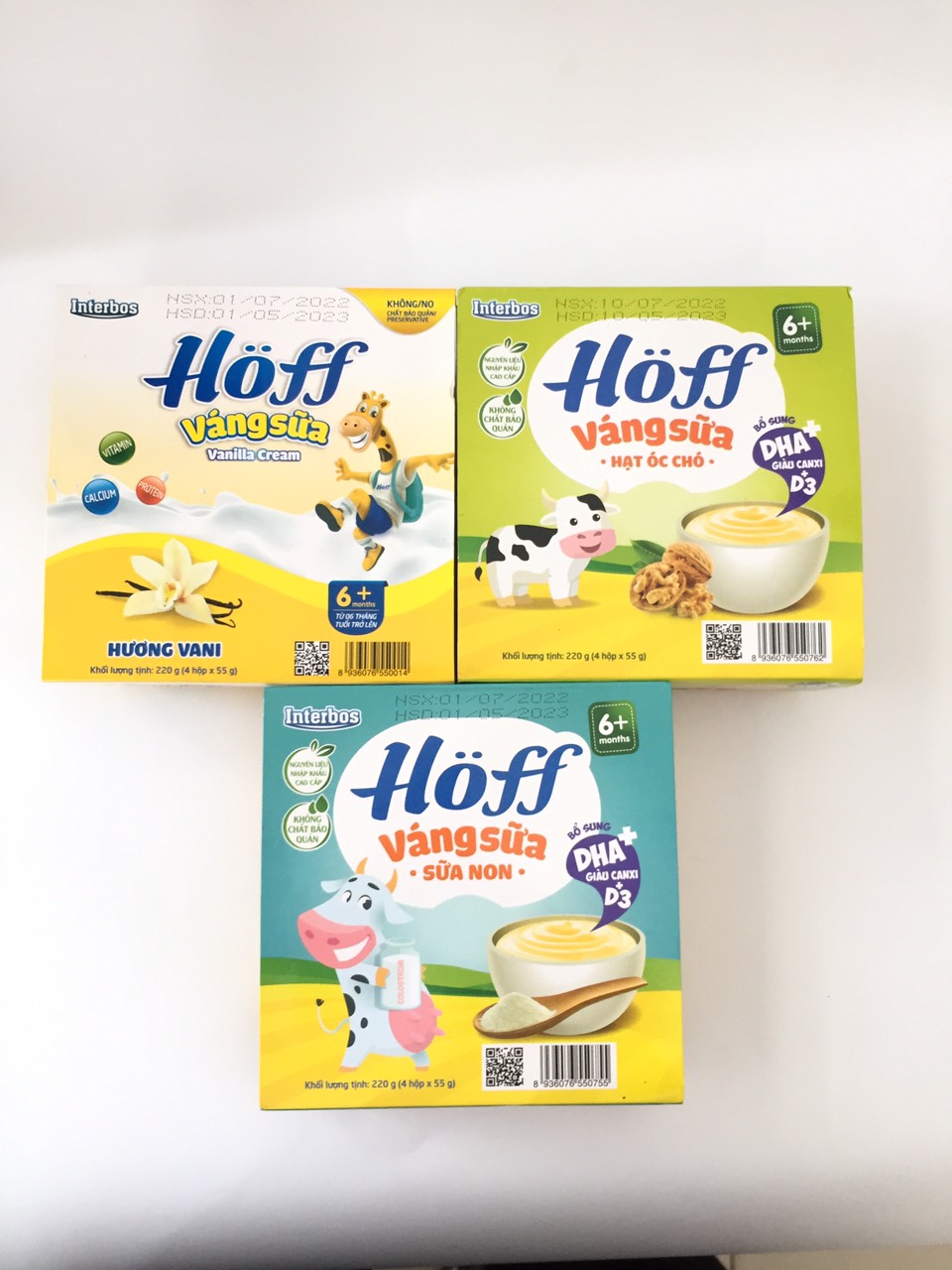 VÁNG SỮA HOFF VANI - SỮA NON - ÓC CHÓ