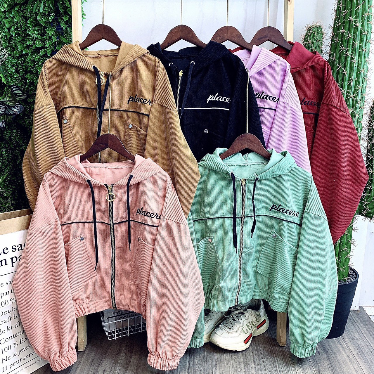 ÁO KHOÁC VẢI NHUNG HÀNG QC TP