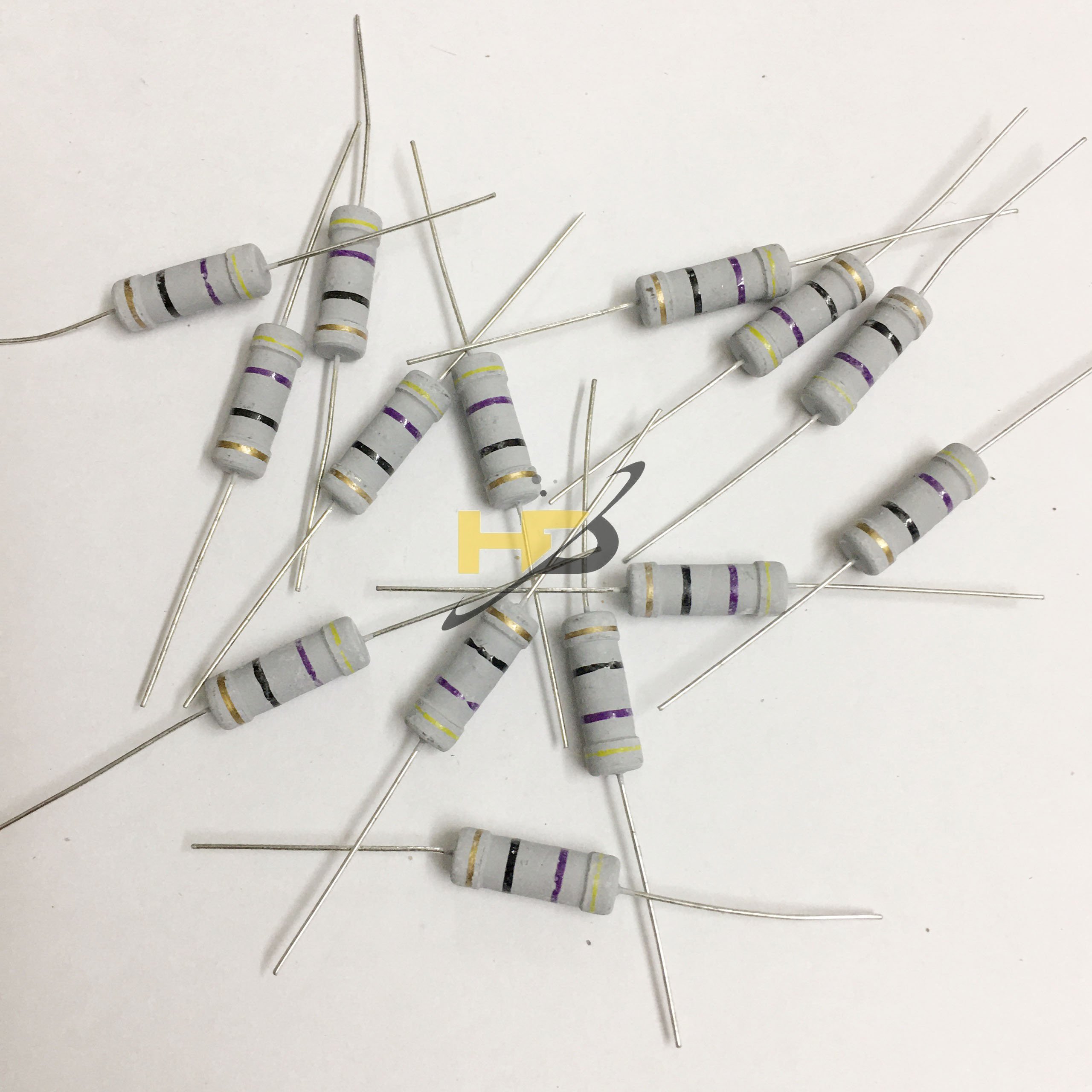 Gói 20 Con Điện Trở Công Suất 47R 2W 5% Mới