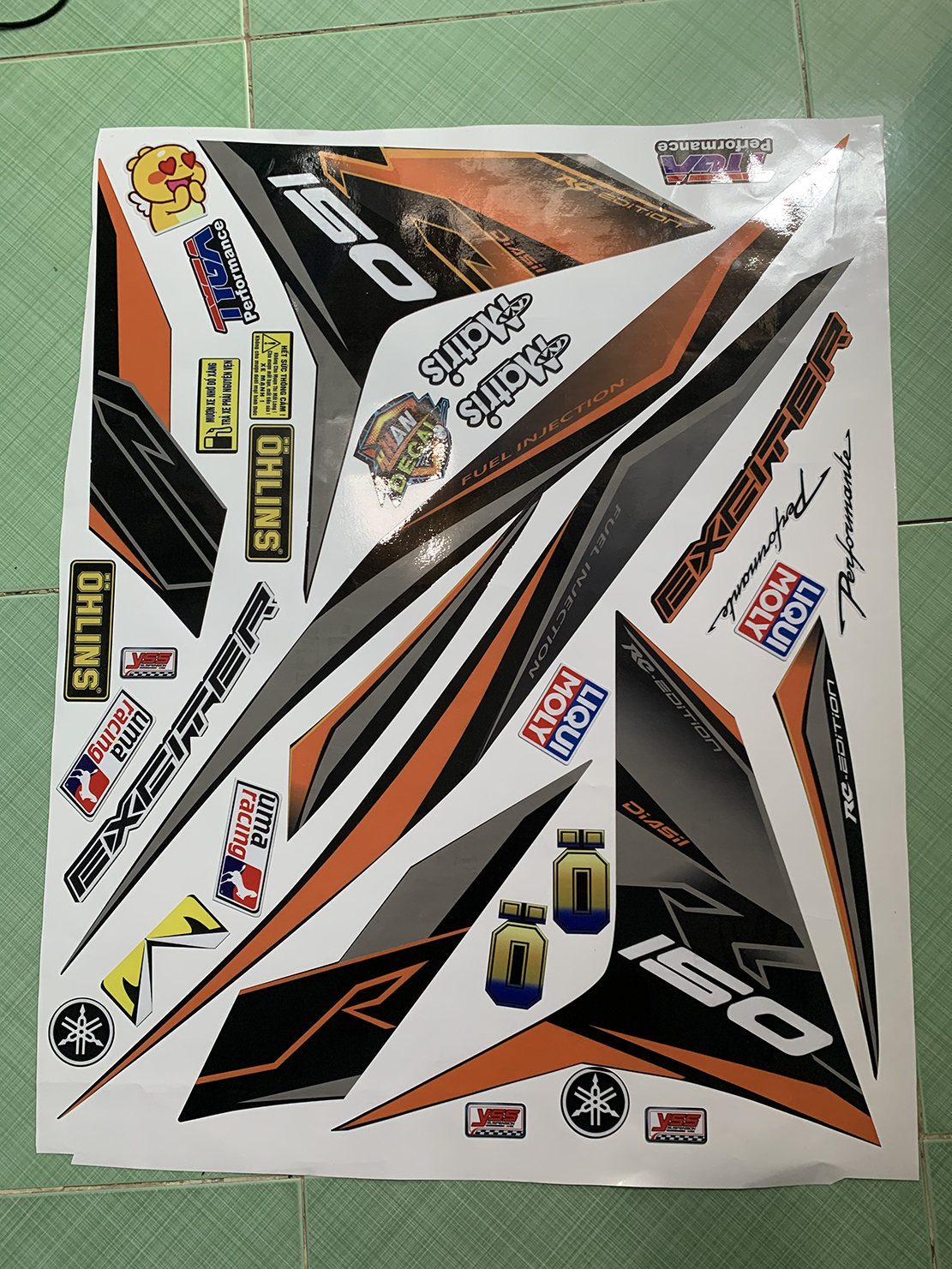 Tem exciter 150 cam đen RC