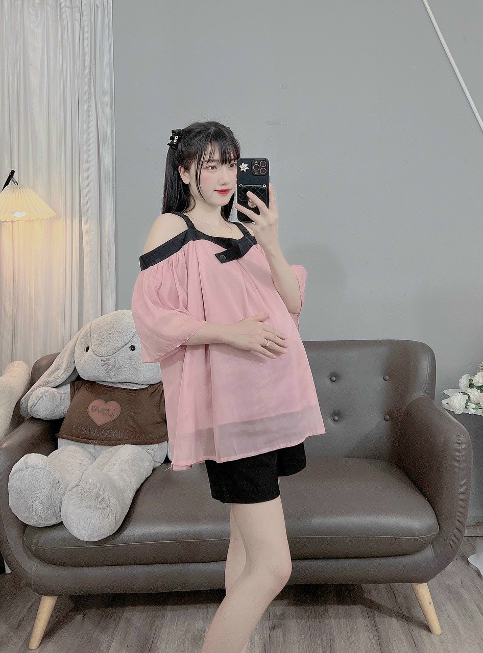 áo bầu dáng suông