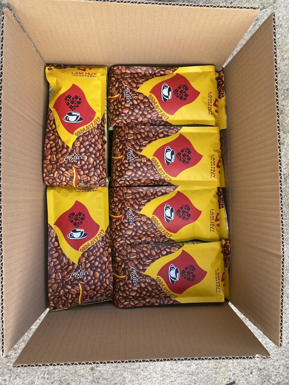 (combo 1kg) cà phê Lam Huy